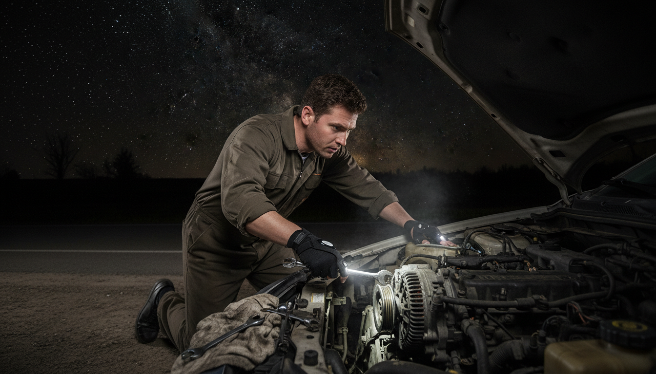 Half-finger cycling gloves with lights